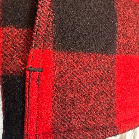 CC Filson Mackinaw Wool Vest Mens 38 Red Black Buffalo Plaid Style 20 USA Made - Picture 6 of 11